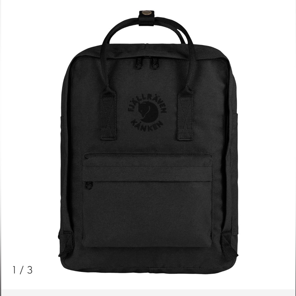 Fjallraven Re-Kanken Black Backpack